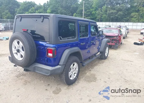 2018 Jeep Wrangler Unlimited Sport S 4X4 z USA, uszkodzony, nr VIN 1C4HJXDG4JW318489